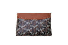 Load image into Gallery viewer, 新品同様品 GOYARD ゴヤール サン・シュルピス カードケース STSULPPMLTY01CL03X ブラック ナチュラル 中古 61602