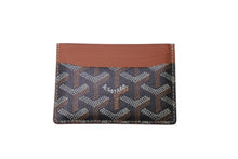 Load image into Gallery viewer, 新品同様品 GOYARD ゴヤール サン・シュルピス カードケース STSULPPMLTY01CL03X ブラック ナチュラル 中古 61602