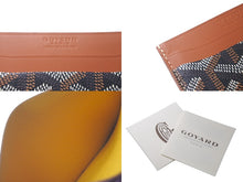 Load image into Gallery viewer, 新品同様品 GOYARD ゴヤール サン・シュルピス カードケース STSULPPMLTY01CL03X ブラック ナチュラル 中古 61602