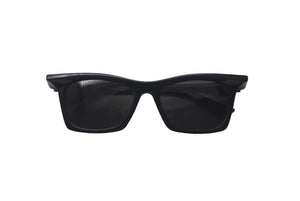 BALENCIAGA バレンシアガ サングラス サイズ52☐18-140 ブラック プラスチック ロゴ BB0099S 美品 中古 61604