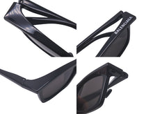 Load image into Gallery viewer, BALENCIAGA バレンシアガ サングラス サイズ52☐18-140 ブラック プラスチック ロゴ BB0099S 美品 中古 61604