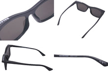 Load image into Gallery viewer, BALENCIAGA バレンシアガ サングラス サイズ52☐18-140 ブラック プラスチック ロゴ BB0099S 美品 中古 61604