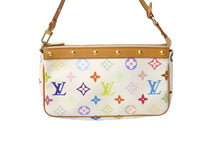Load image into Gallery viewer, LOUIS VUITTON ルイヴィトン 村上隆 ポシェットアクセソワール マルチカラー ホワイト M92649 良品 中古 61610