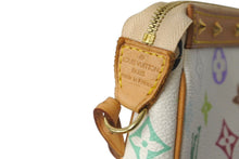 Load image into Gallery viewer, LOUIS VUITTON ルイヴィトン 村上隆 ポシェットアクセソワール マルチカラー ホワイト M92649 良品 中古 61610