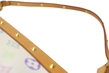Load image into Gallery viewer, LOUIS VUITTON ルイヴィトン 村上隆 ポシェットアクセソワール マルチカラー ホワイト M92649 良品 中古 61610