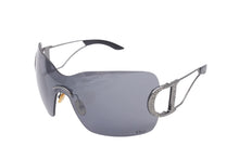 画像をギャラリービューアに読み込む, Christian Dior クリスチャンディオール サングラス メガネ DIOR LY1 ラインストーン ブラック 美品 中古 61611