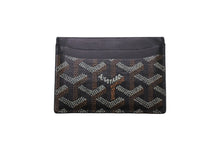 画像をギャラリービューアに読み込む, GOYARD ゴヤール カードケース サン・シュルピス カードケース STSULPPMLTY01CL01X ブラック 美品 中古 61612
