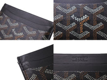 画像をギャラリービューアに読み込む, GOYARD ゴヤール カードケース サン・シュルピス カードケース STSULPPMLTY01CL01X ブラック 美品 中古 61612