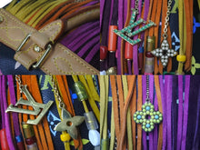 画像をギャラリービューアに読み込む, 極美品 LOUIS VUITTON ルイヴィトン 村上隆 スピーディ25 フラーンジュ M40114 モノグラムマルチ ブラック 中古 61613