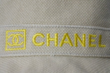 Load image into Gallery viewer, CHANEL シャネル スポーツライン ロゴ バケットハット イエロー ベージュ ココマーク 帽子 小物 サイズ57 美品 中古 61618