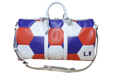 LOUIS VUITTON ルイヴィトン キーポル バンドリエール50 ボストンバッグ 2018FIFAワールドカップ エピレザー 美品 中古 61619