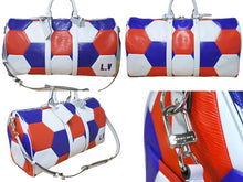 Load image into Gallery viewer, LOUIS VUITTON ルイヴィトン キーポル バンドリエール50 ボストンバッグ 2018FIFAワールドカップ エピレザー 美品 中古 61619