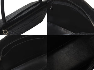 極美品 CHANEL シャネル 復刻トートバック A01804 シール 無し キャビアスキン ブラック シルバープレート 中古 61620