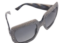 Load image into Gallery viewer, GUCCI グッチ サングラス メガネ GG3861S ラインストーン マーブル グレー シルバー アクセサリー 美品 中古 61621
