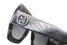 Load image into Gallery viewer, GUCCI グッチ サングラス メガネ GG3861S ラインストーン マーブル グレー シルバー アクセサリー 美品 中古 61621