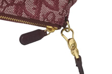 Load image into Gallery viewer, Christian DIor クリスチャンディオール トロッター柄 サドル ポーチ レッド ワンショルダー MC1022 美品 中古 61622