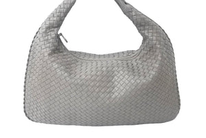 BOTTEGAVENETA ボッテガヴェネタ ワンショルダーバッグ イントレチャート レザー カーキ 美品 中古 61623