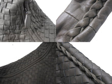 Load image into Gallery viewer, BOTTEGAVENETA ボッテガヴェネタ ワンショルダーバッグ イントレチャート レザー カーキ 美品 中古 61623