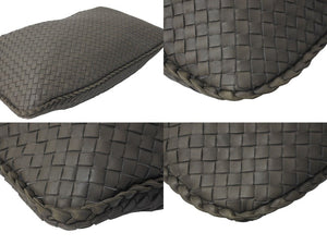 BOTTEGAVENETA ボッテガヴェネタ ワンショルダーバッグ イントレチャート レザー カーキ 美品 中古 61623