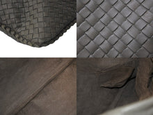 Load image into Gallery viewer, BOTTEGAVENETA ボッテガヴェネタ ワンショルダーバッグ イントレチャート レザー カーキ 美品 中古 61623