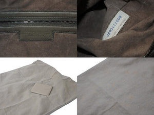 BOTTEGAVENETA ボッテガヴェネタ ワンショルダーバッグ イントレチャート レザー カーキ 美品 中古 61623