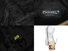 Load image into Gallery viewer, CHANEL シャネル カンボンライン ショルダーバッグ 9番台 ラムスキン ベージュ ブラック シルバー金具 良品 中古 61633