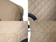 Load image into Gallery viewer, CHANEL シャネル カンボンライン ショルダーバッグ 9番台 ラムスキン ベージュ ブラック シルバー金具 良品 中古 61633