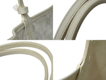 画像をギャラリービューアに読み込む, GOYARD ゴヤール サンルイGM トートバッグ ホワイト グレー マーカージュ有り 美品 中古 61635