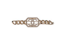 Load image into Gallery viewer, 極美品 CHANEL シャネル バレッタ ココマーク ラインストーン パール ヘアバレッタ B20S 2020年 ゴールド 中古 61638