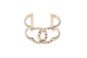 CHANEL シャネル ココマーク バングル ブレスレット A18V 2018年 ゴールド アクセサリー レディース 美品 中古 61639