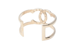 CHANEL シャネル ココマーク バングル ブレスレット A18V 2018年 ゴールド アクセサリー レディース 美品 中古 61639
