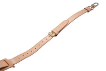 画像をギャラリービューアに読み込む, LOUIS VUITTON ルイヴィトン ショルダーストラップ ベージュ ヌメ革 ゴールド金具 美品 中古 61641