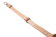 画像をギャラリービューアに読み込む, LOUIS VUITTON ルイヴィトン ショルダーストラップ ベージュ ヌメ革 ゴールド金具 美品 中古 61641