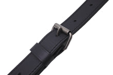 Load image into Gallery viewer, 極美品 LOUIS VUITTON ルイヴィトン ショルダーストラップ レザー ブラック マットシルバー金具 中古 61643
