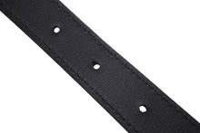 Load image into Gallery viewer, 極美品 LOUIS VUITTON ルイヴィトン ショルダーストラップ レザー ブラック マットシルバー金具 中古 61643