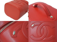Load image into Gallery viewer, 極美品 CHANEL シャネル 2wayチェーンバニティバッグ 27番台 ココマーク カーフスキン レッド ゴールド金具 中古 61646