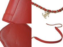 Load image into Gallery viewer, 極美品 CHANEL シャネル 2wayチェーンバニティバッグ 27番台 ココマーク カーフスキン レッド ゴールド金具 中古 61646