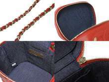 Load image into Gallery viewer, 極美品 CHANEL シャネル 2wayチェーンバニティバッグ 27番台 ココマーク カーフスキン レッド ゴールド金具 中古 61646