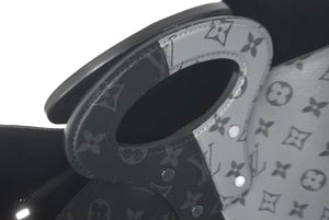 LOUIS VUITTON ルイ ヴィトン モノグラム エクリプス スプリット トートバック M43816 18SS シルバー ブラック 美品 中古 61647