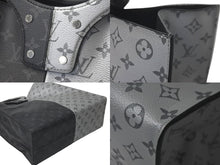 Load image into Gallery viewer, LOUIS VUITTON ルイ ヴィトン モノグラム エクリプス スプリット トートバック M43816 18SS シルバー ブラック 美品 中古 61647