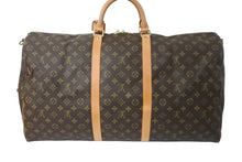 Load image into Gallery viewer, LOUIS VUITTON ルイヴィトン キーポル バンドリエール60 ボストンバッグ M41412 モノグラムキャンバス ブラウン 美品 中古 61648
