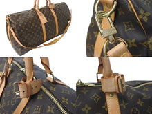 Load image into Gallery viewer, LOUIS VUITTON ルイヴィトン キーポル バンドリエール60 ボストンバッグ M41412 モノグラムキャンバス ブラウン 美品 中古 61648