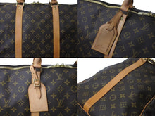 Load image into Gallery viewer, LOUIS VUITTON ルイヴィトン キーポル バンドリエール60 ボストンバッグ M41412 モノグラムキャンバス ブラウン 美品 中古 61648