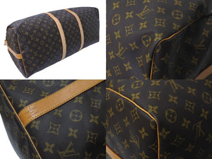LOUIS VUITTON ルイヴィトン キーポル バンドリエール60 ボストンバッグ M41412 モノグラムキャンバス ブラウン 美品 中古 61648