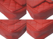 Load image into Gallery viewer, CHANEL シャネル 横長 18番台 ショルダーバッグ ミニマトラッセショルダーチェーン レッド ラムスキン 美品 中古 61651