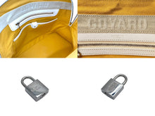 画像をギャラリービューアに読み込む, 極美品 GOYARD ゴヤール サック ヴァンドーム MM ハンドバッグ ヘリンボーン柄 ホワイト シルバー金具 中古 61659