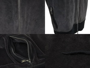 LOUIS VUITTON ルイヴィトン ベロア ジップアップ パーカー