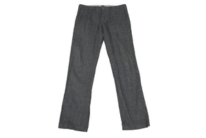 極美品 HUGO BOSS ヒューゴボス ブラック レーベル レギュラー フィット パンツ グレー Crigan1-3-W サイズ48 中古 61670