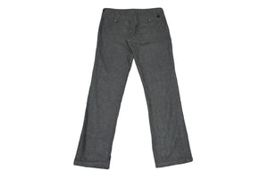極美品 HUGO BOSS ヒューゴボス ブラック レーベル レギュラー フィット パンツ グレー Crigan1-3-W サイズ48 中古 61670