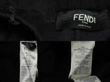 Load image into Gallery viewer, FENDI フェンディ スウェットパンツ サイズ44 ズッカ柄 ブラック コットン ウール カシミヤ シルク FB0461 良品 中古 61675